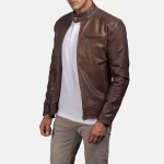 Dean_Brown_Leather_Biker_Jacket_With_Cowhide_Oil_Pull_Leather_Finish_1