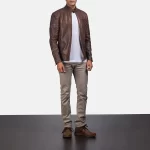 Dean_Brown_Leather_Biker_Jacket_With_Cowhide_Oil_Pull_Leather_Finish_1