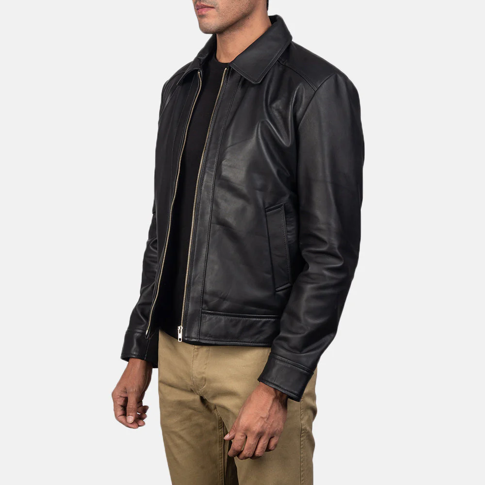 Inferno_Black_Leather_Jacket_Made_of_100_Real_Sheepskin_Leather_!