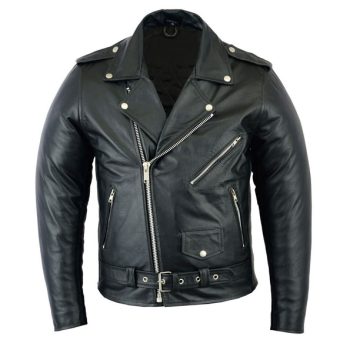 Negan Style Biker Leather Jacket