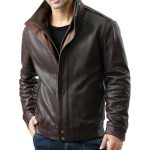 Double Collar Flight Bomber Jacket