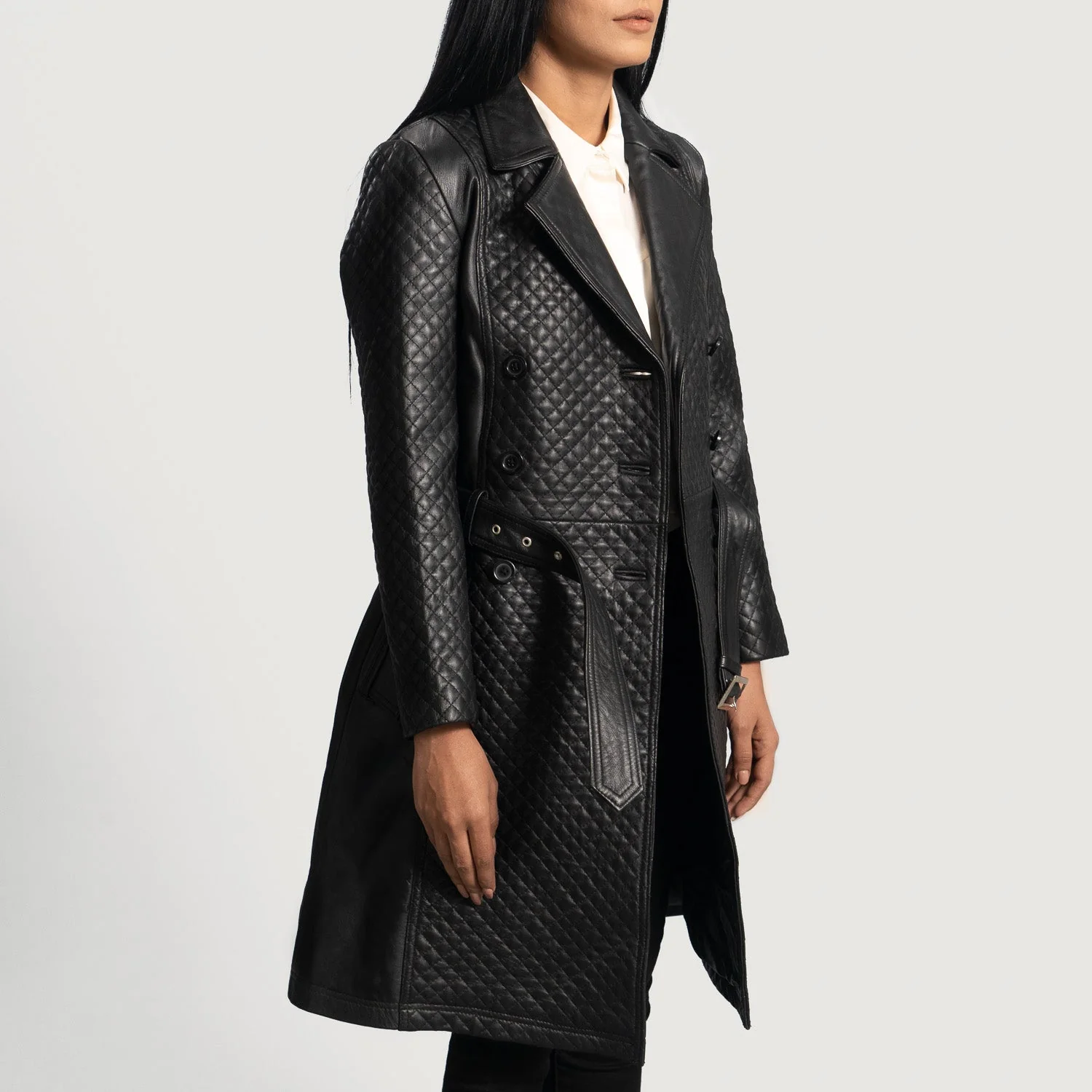 Sweet_Susan_Black_Leather_Trench_Coat_For_Women_IBI_leather_2