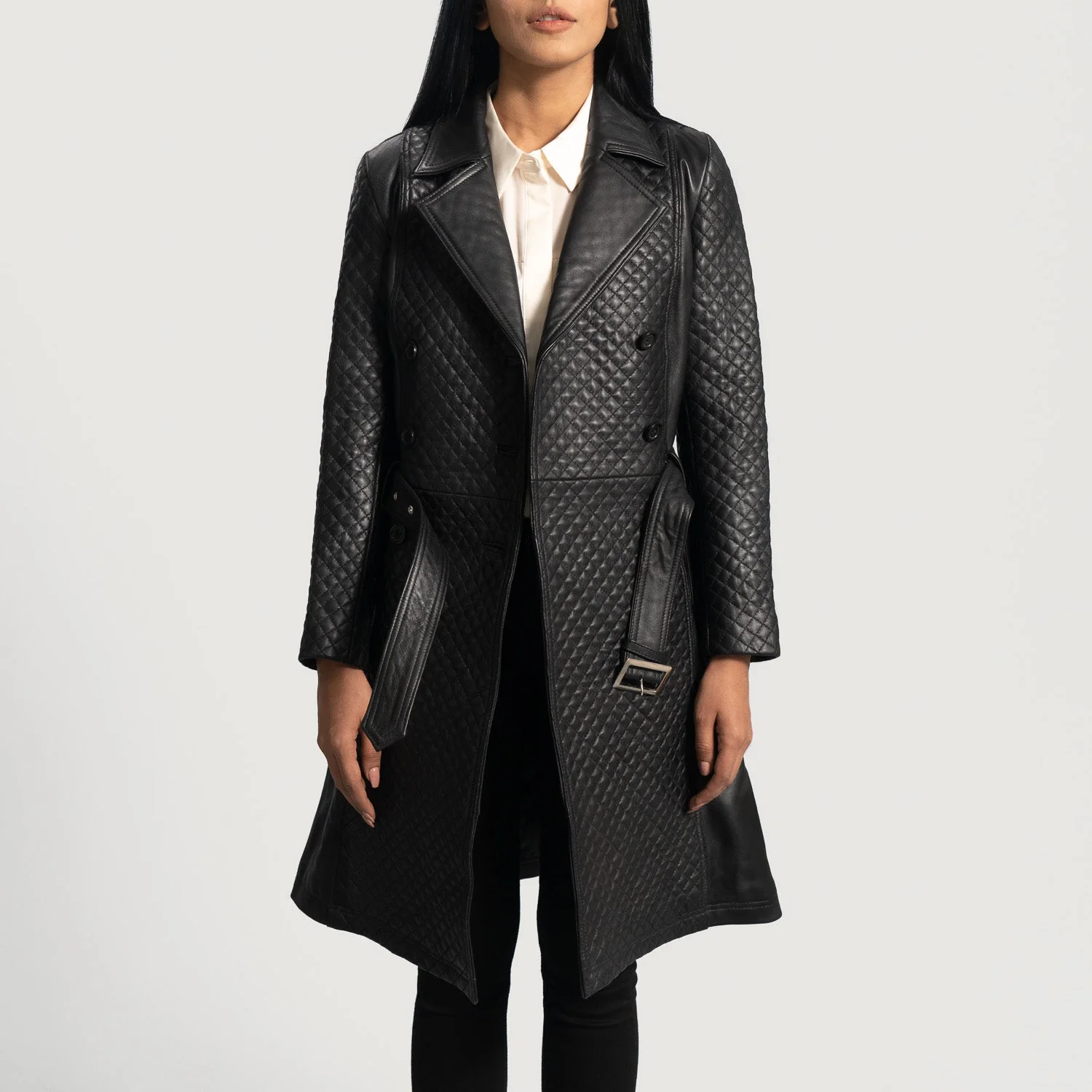 Sweet_Susan_Black_Leather_Trench_Coat_For_Women_IBI_leather_3