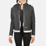 Women_s_Fiona_Black_Hooded_Shearling_Leather_Jacket_ibi_leather-1