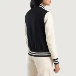 Women_s_Savant_Black_White_Hybrid_Varsity_Jacket_IBI_leather_1