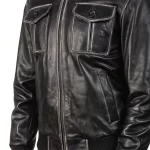 bomber plain jacket .
