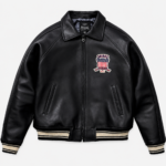 mens-avirex-usa-black-leather-bomber-jacket-back